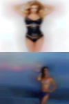 Sexy pants breast display