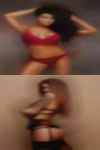 Woman fuck room stuffs remote